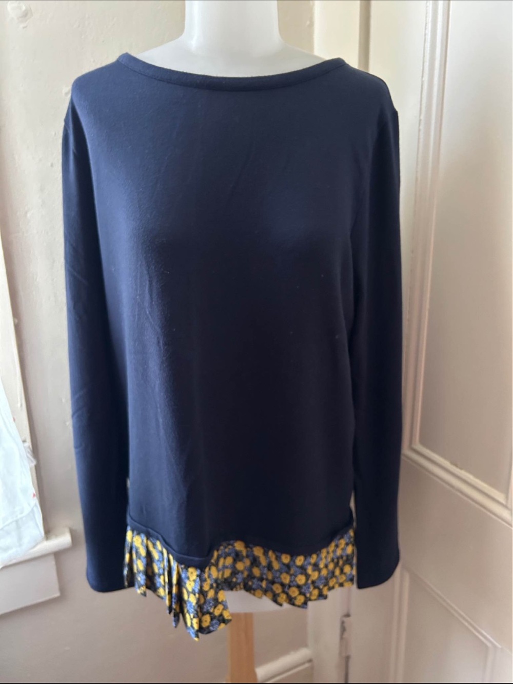 J. Crew Navy Long-Sleeve